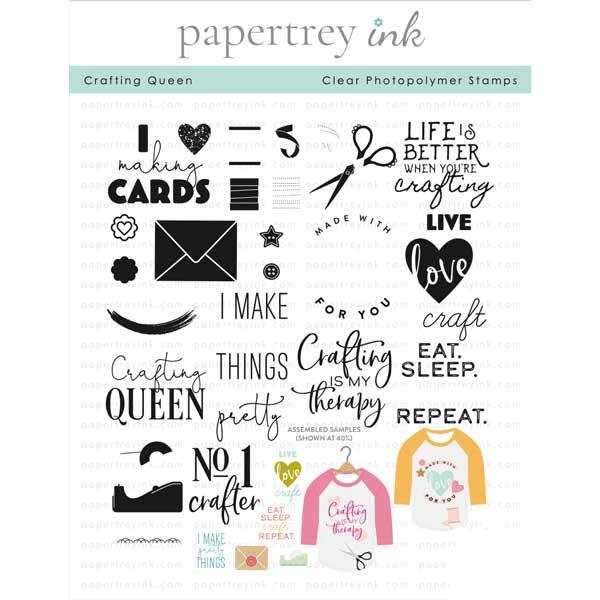 Papertrey Ink Crafting Queen Stamp