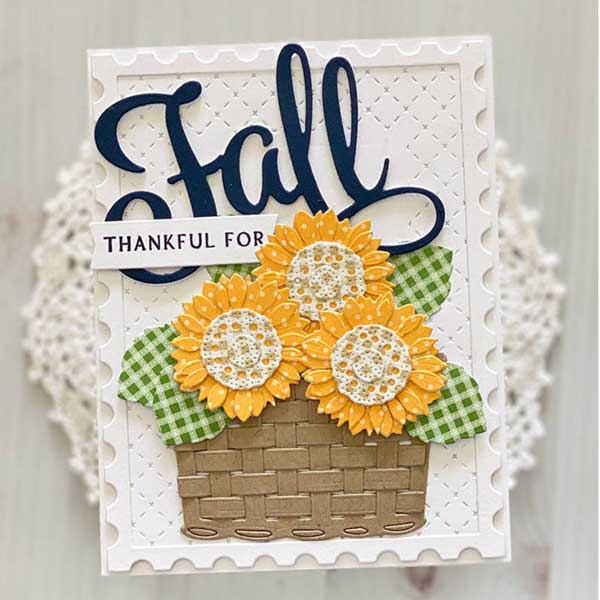 Papertrey Ink Larger Than Life: Fall Sentiments Stamp