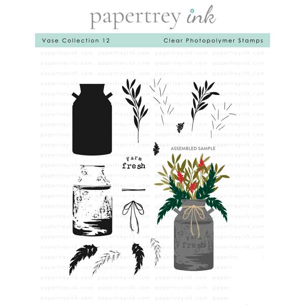 Papertrey Ink Vase Collection 12 Stamp