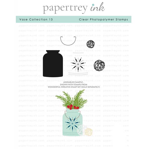 Papertrey Ink Vase Collection 13 Stamp