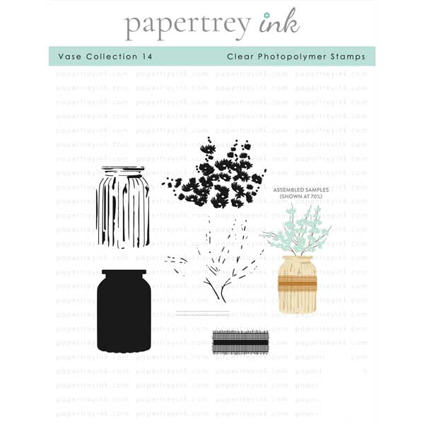 Papertrey Ink Vase Collection 14 Stamp