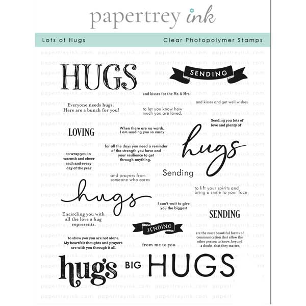 Papertrey Ink Lots of Hugs Stamp