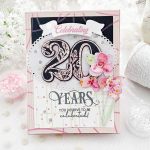 Papertrey Ink Fancy Floral Numbers Stamp