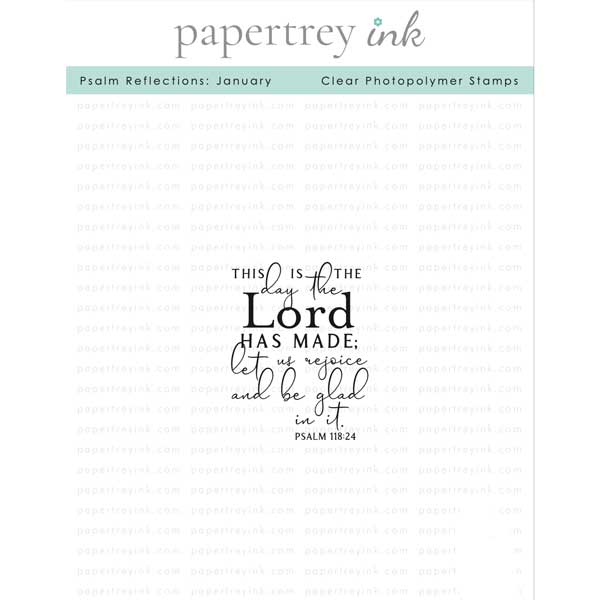 Papertrey Ink Psalm Reflections: January Stamp