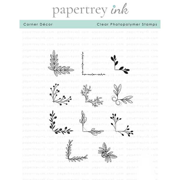 Papertrey Ink Corner Decor Stamp