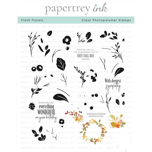 Papertrey Ink Fresh Florals Stamp