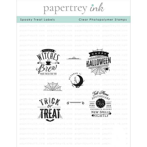 Papertrey Ink Spooky Treat Labels Stamp