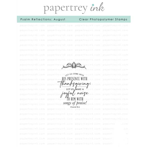 Papertrey Ink Psalm Reflections: August Stamp