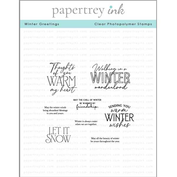 Papertrey Ink Winter Greetings Stamp