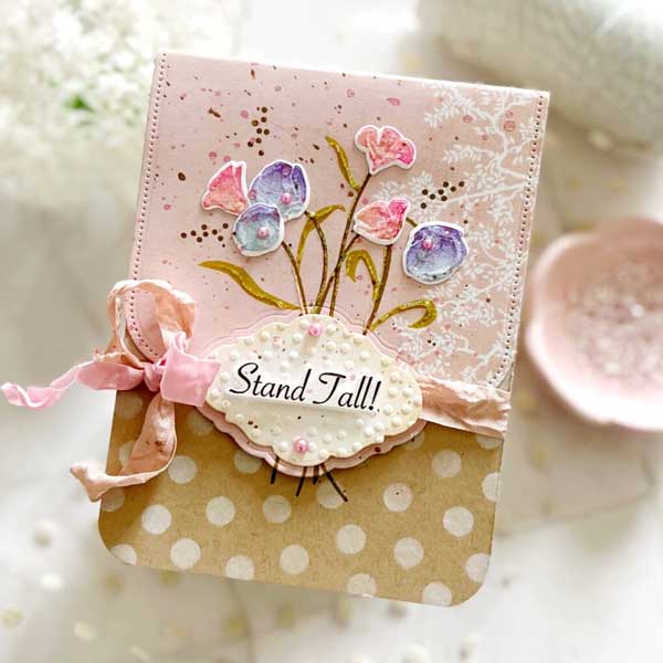 Papertrey Ink Lofty Petals Stamp