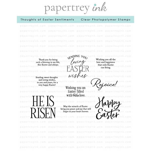 Papertrey Ink Thoughts of Easter Sentiments Stamp