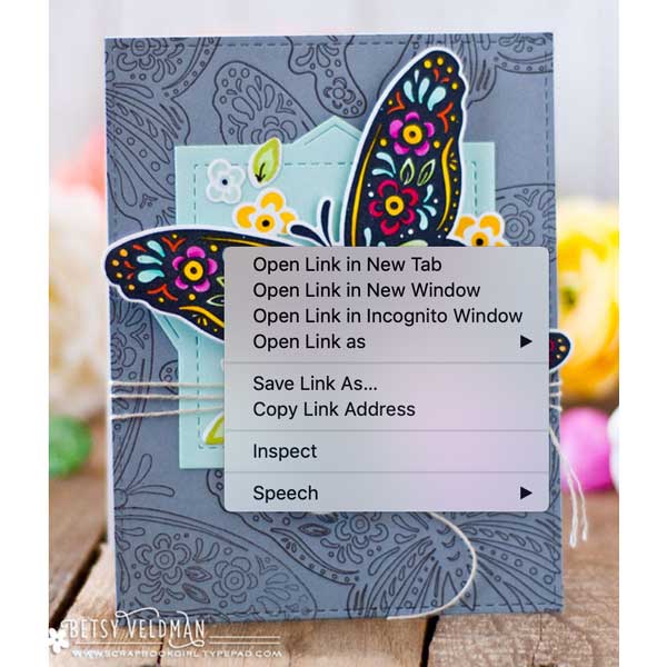 Papertrey Ink Butterfly Folk Stamp Set