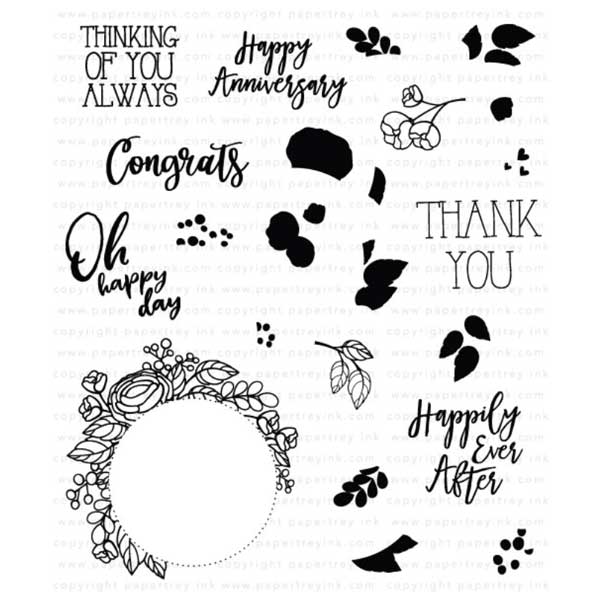 Papertrey Ink Circle Of Love Stamp Set