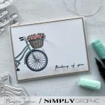 Simply Graphic Spring Bike Stamp