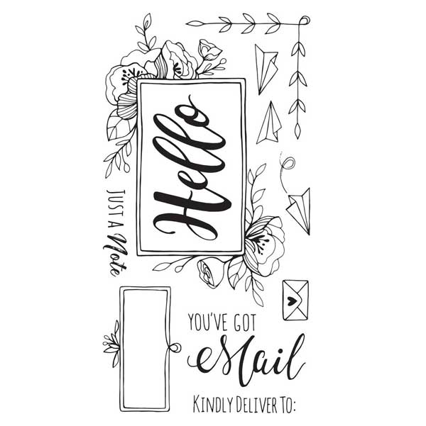 Sizzix You&#039;ve Got Mail Stamp Set