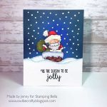 Stamping Bella Santa and His Chimney Die