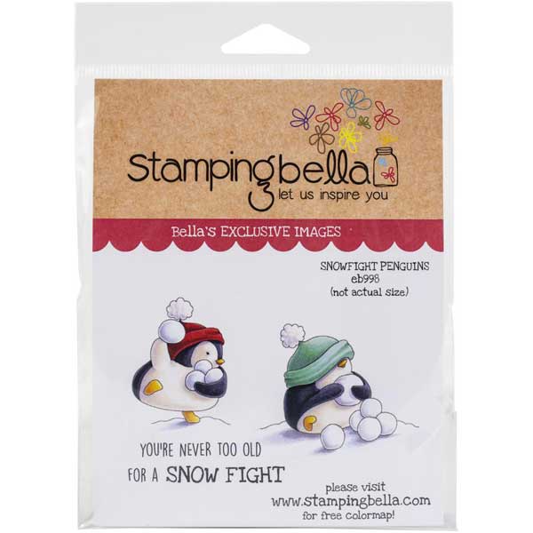 Stamping Bella Snowfight Penguins Stamp