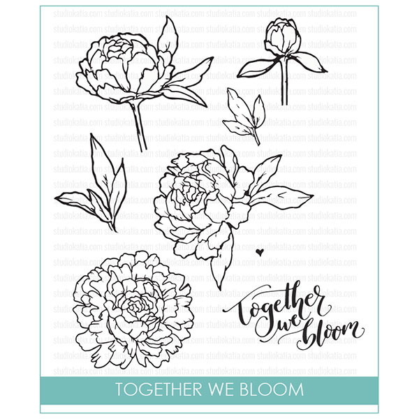 Studio Katia Together We Bloom Stamp Set