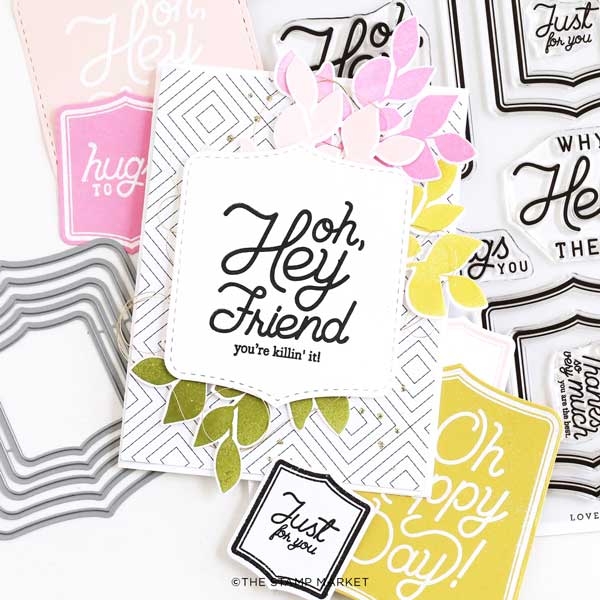 The Stamp Market Lovely Labels Stamp Set