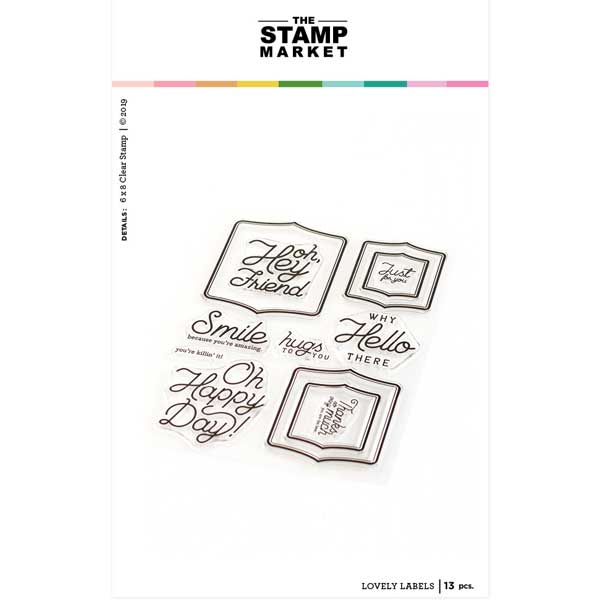 The Stamp Market Lovely Labels Stamp Set