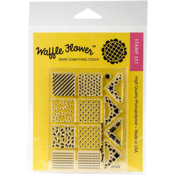 Waffle Flower Mini Patterns Stamp Set