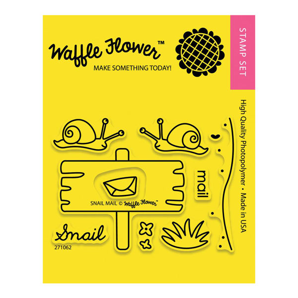 Waffle Flower Snail Mail Stamp Set