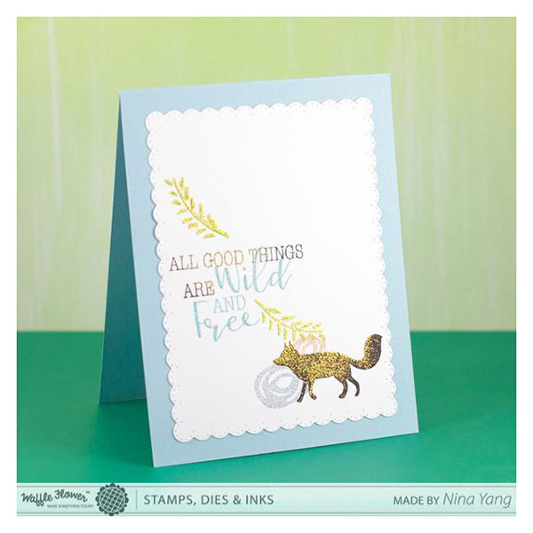 Waffle Flower Wild &amp; Free Stamp Set