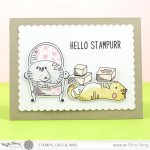 Waffle Flower Hello Stampurr Stamp Set