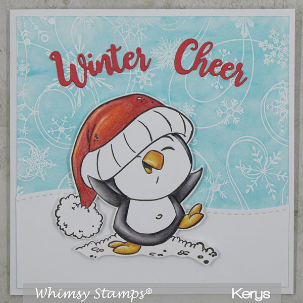 Whimsy Stamps Dancing in the Snow Stamp