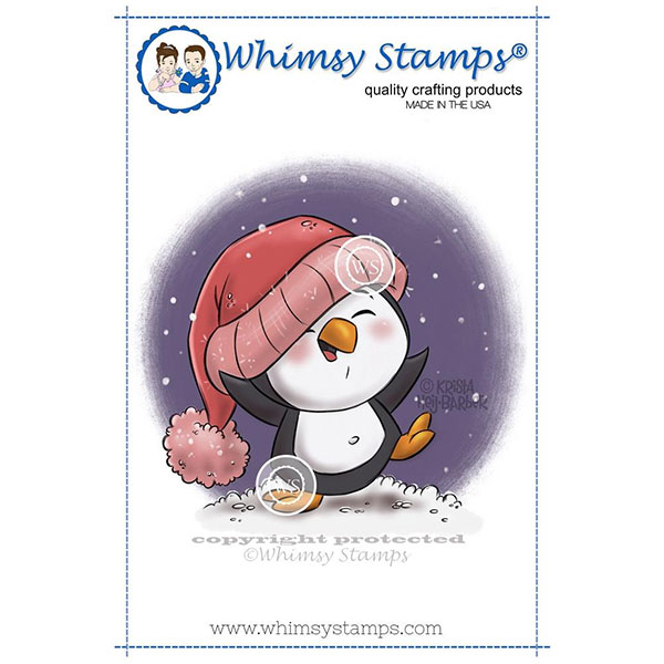 Whimsy Stamps Dancing in the Snow Stamp