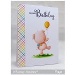 Whimsy Stamps Piggy Birthday Party Stamp