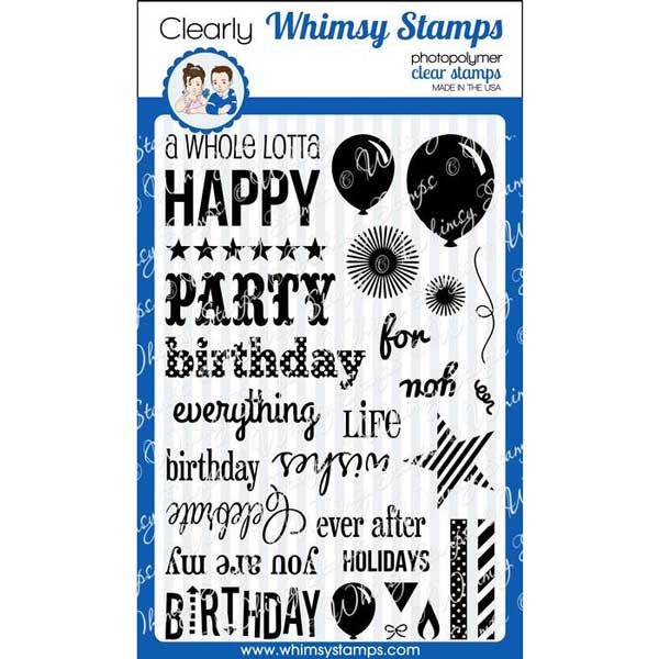 Whimsy Stamps Happy Everything Stamp Set