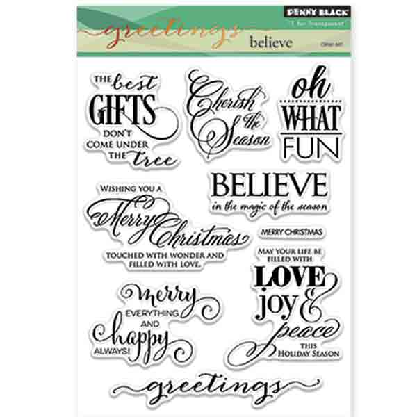 Penny Black Believe Stamp Set