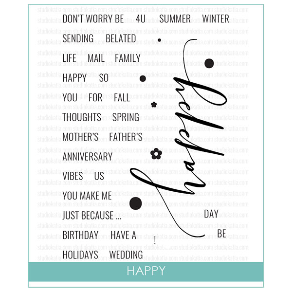 Studio Katia Happy Stamp Set