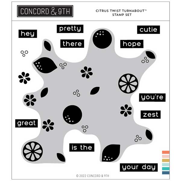 Concord &amp; 9th Citrus Turnabout Stamp Set