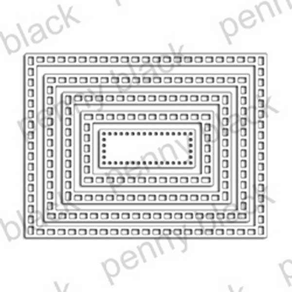 Penny Black Square Frames