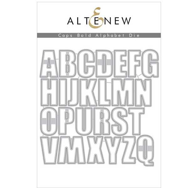 Altenew Caps Bold Alphabet Die Set