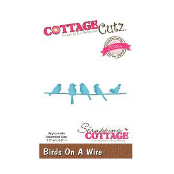 Cottage Cutz Birds on a Wire Die