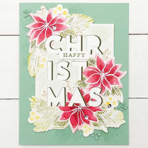 Concord &amp; 9th Christmas Florals Dies