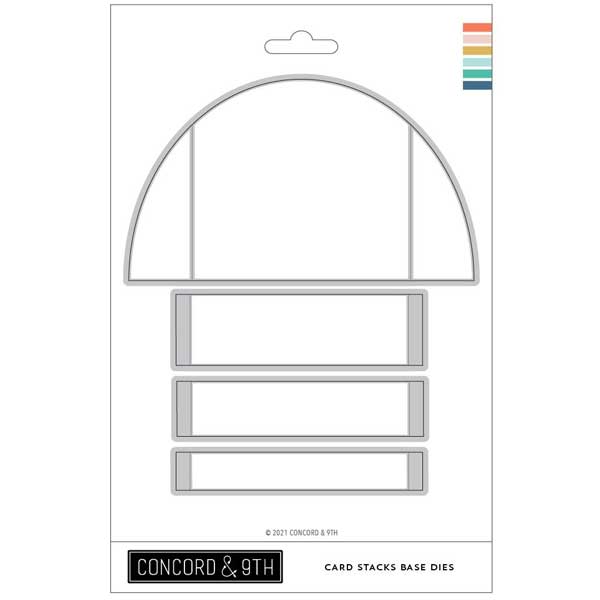 Concord &amp; 9th Card Stacks Base Dies
