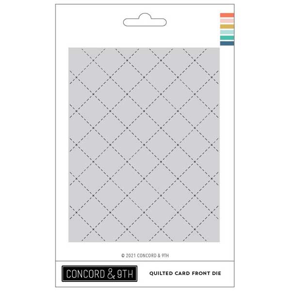 Concord &amp; 9th Quilted Card Front Die