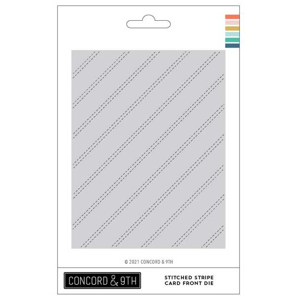 Concord &amp; 9th Stitched Stripe Card Front Die