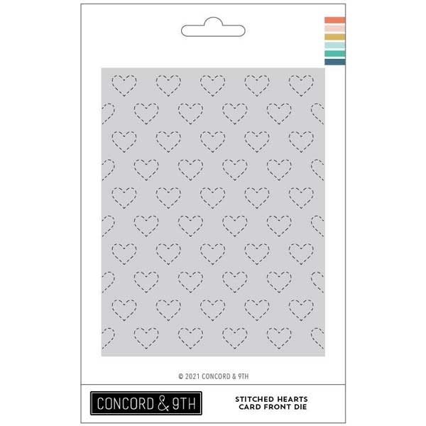 Concord &amp; 9th Stitched Heart Card Front Die