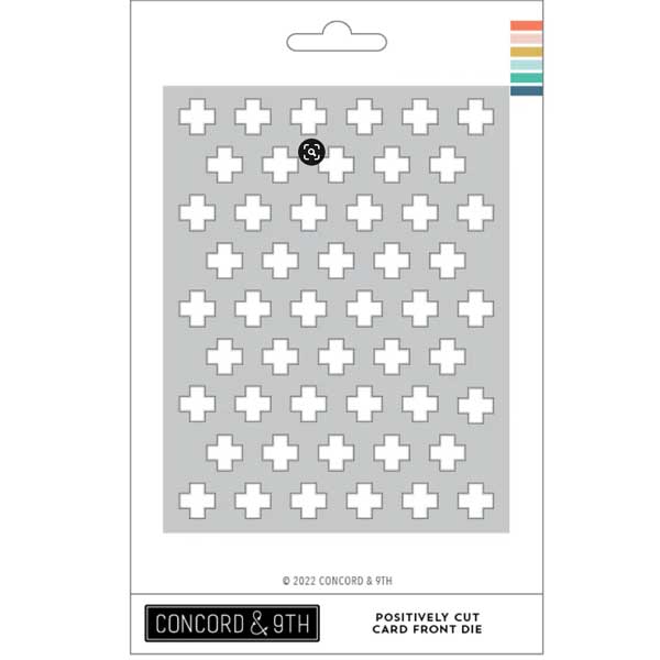 Concord &amp; 9th Positively Cut Card Front Die