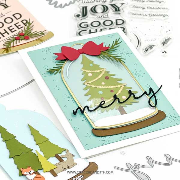 Concord &amp; 9th Christmas Cloche Stamps