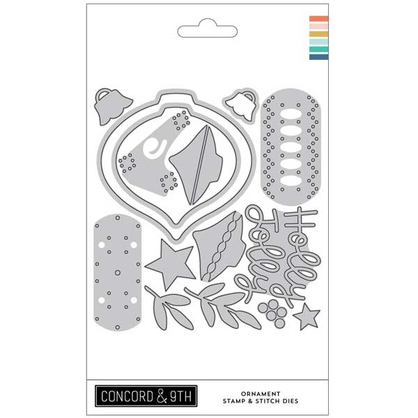 Concord &amp; 9th Ornament Stamp &amp; Stitch Dies