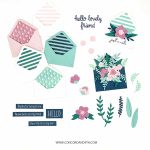 Concord & 9th Parcel of Petals Stamp Set