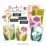 Concord & 9th Spring Print Sentiments Stamp Set