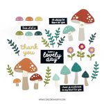 concord & 9th Mushroom Medley Stamp Set