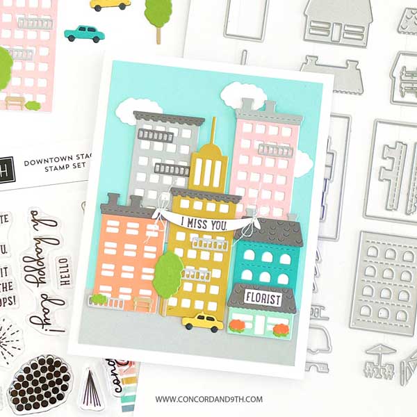 Concord &amp; 9th Downtown Stacks Stamp Set